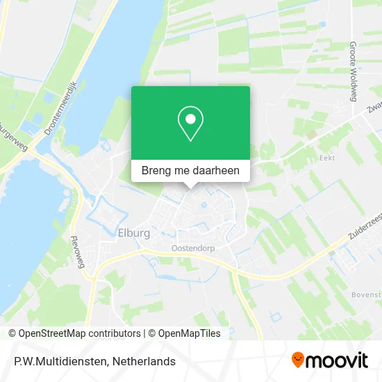 P.W.Multidiensten kaart