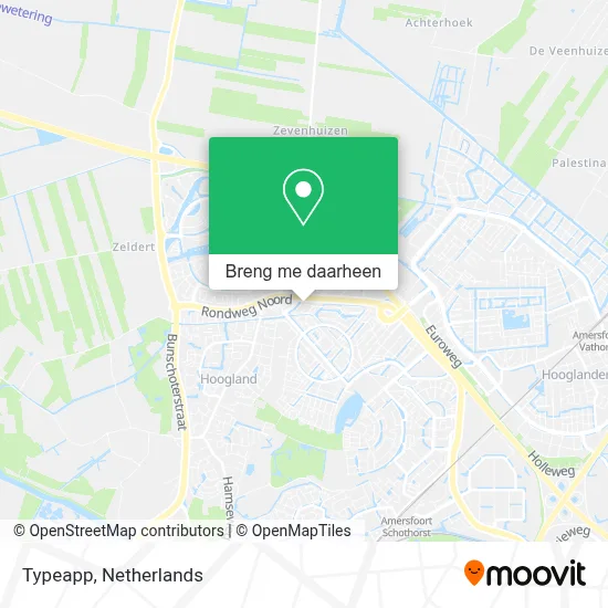 Typeapp kaart