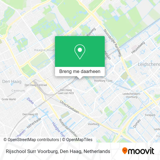 Rijschool Surr Voorburg, Den Haag kaart