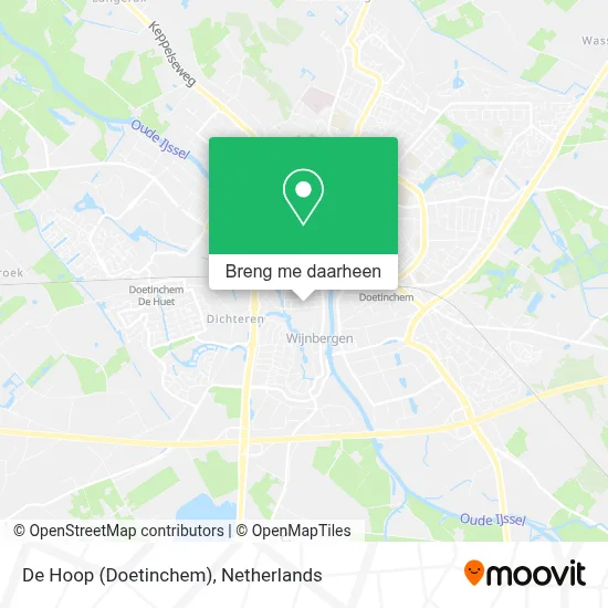 De Hoop (Doetinchem) kaart