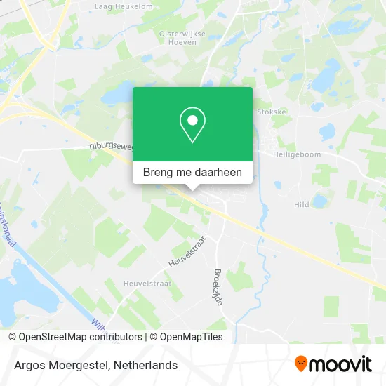 Argos Moergestel kaart