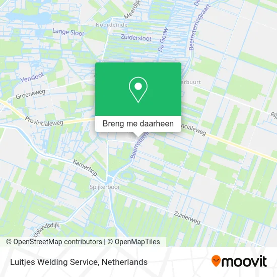 Luitjes Welding Service kaart