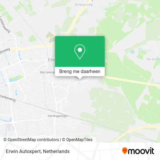Erwin Autoxpert kaart