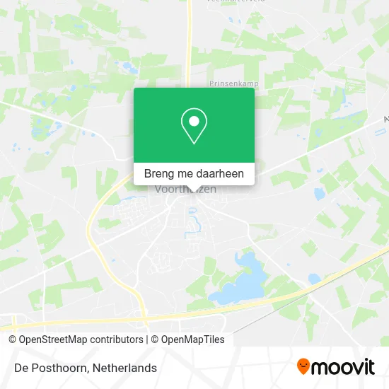De Posthoorn kaart