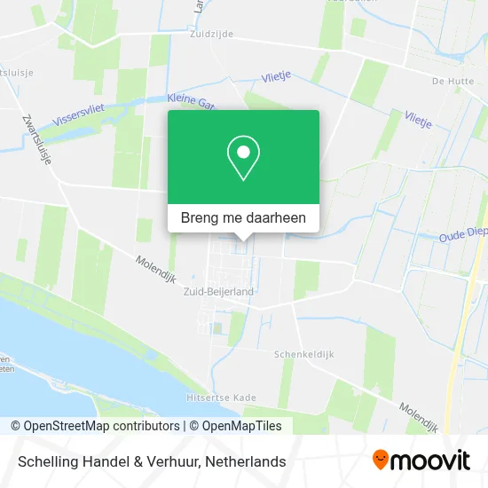 Schelling Handel & Verhuur kaart