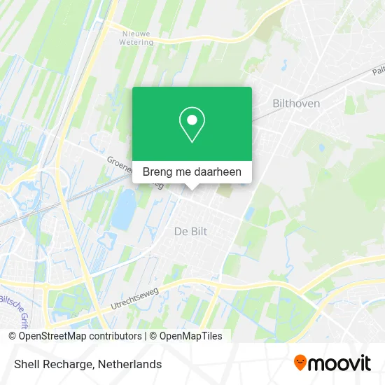 Shell Recharge kaart