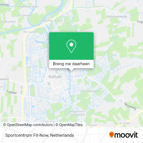Sportcentrum Fit-Now kaart
