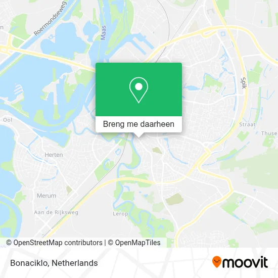 Bonaciklo kaart