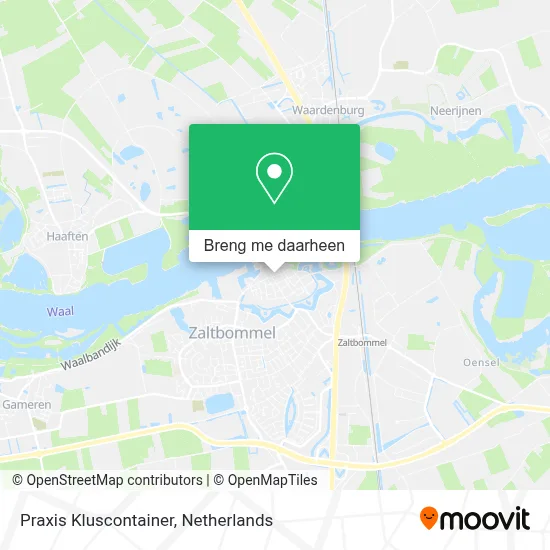 Praxis Kluscontainer kaart