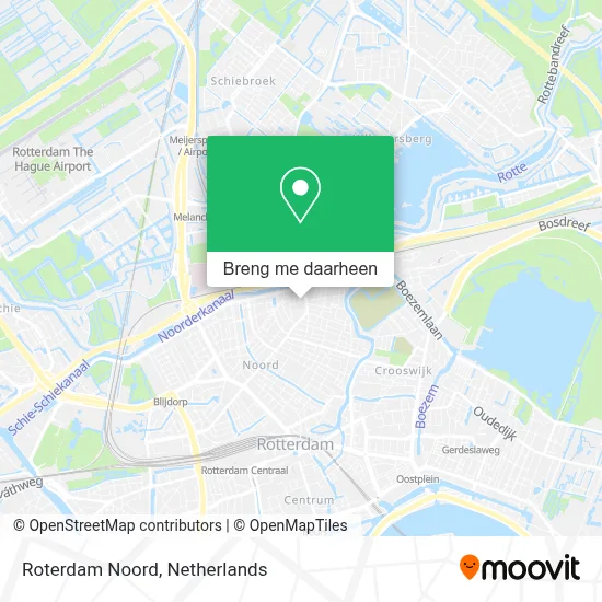 Roterdam Noord kaart