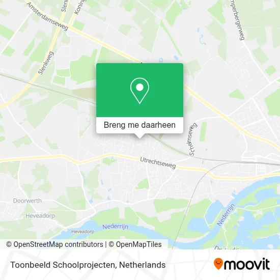 Toonbeeld Schoolprojecten kaart