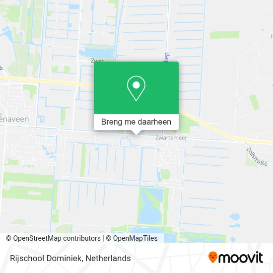 Rijschool Dominiek kaart