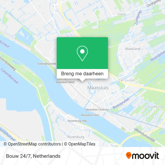 Bouw 24/7 kaart
