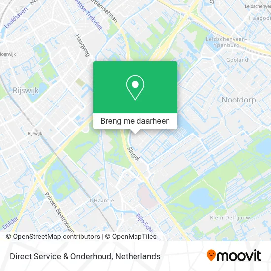 Direct Service & Onderhoud kaart