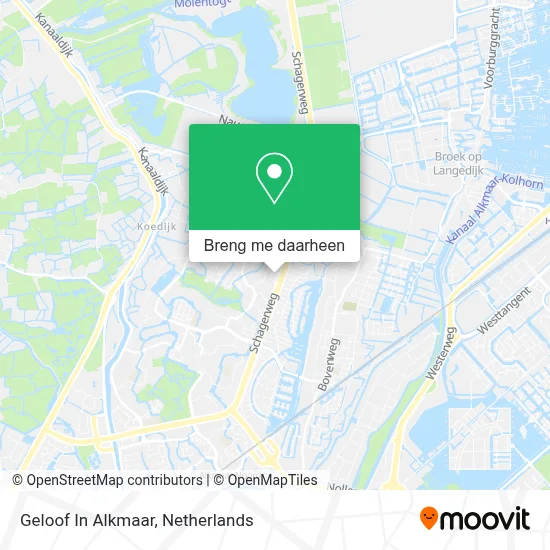 Geloof In Alkmaar kaart
