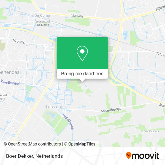 Boer Dekker kaart