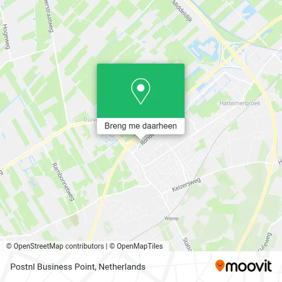 Postnl Business Point kaart