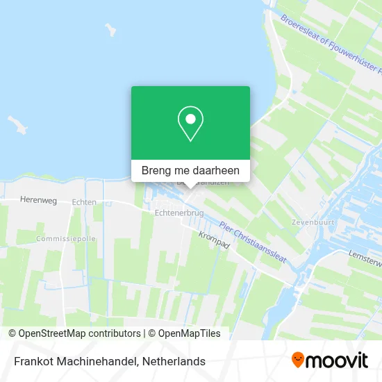 Frankot Machinehandel kaart