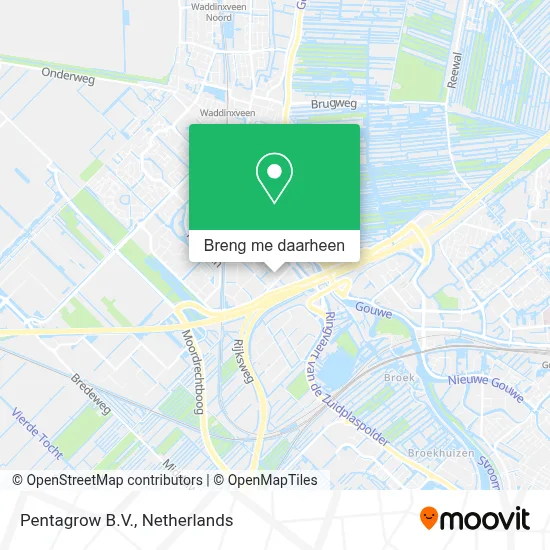 Pentagrow B.V. kaart