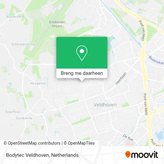 Bodytec Veldhoven kaart