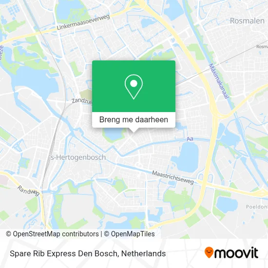 Spare Rib Express Den Bosch kaart