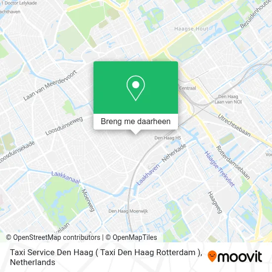 Taxi Service Den Haag kaart