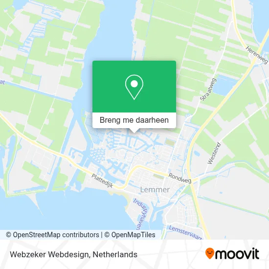 Webzeker Webdesign kaart