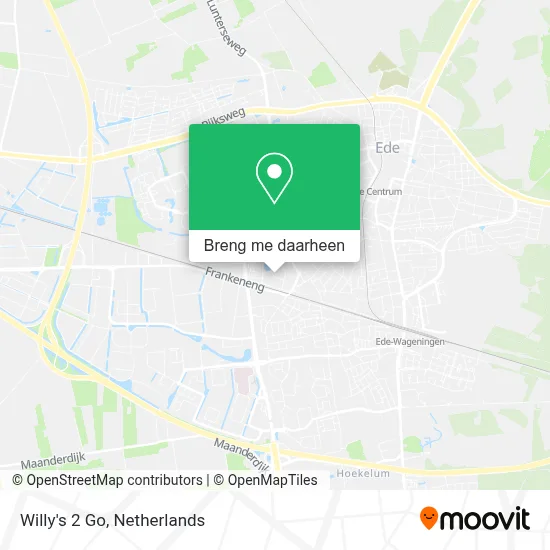 Willy's 2 Go kaart