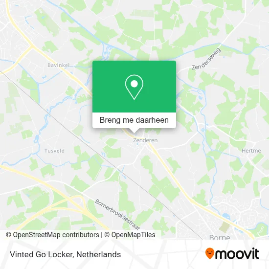 Vinted Go Locker kaart