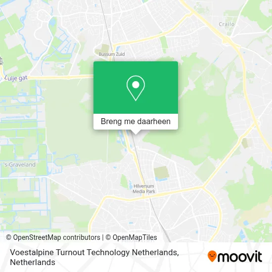 Voestalpine Turnout Technology Netherlands kaart
