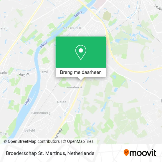Broederschap St. Martinus kaart