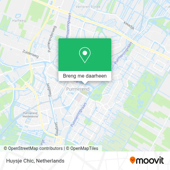 Huysje Chic kaart