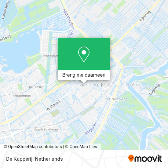 De Kapperij kaart