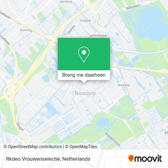 Rkdeo Vrouwenselectie kaart