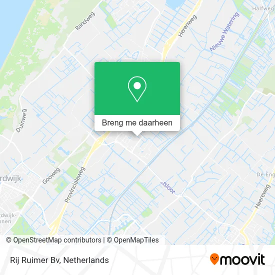 Rij Ruimer Bv kaart
