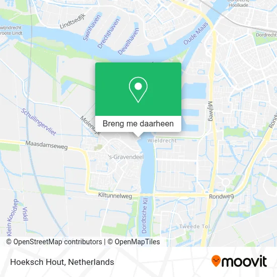 Hoeksch Hout kaart