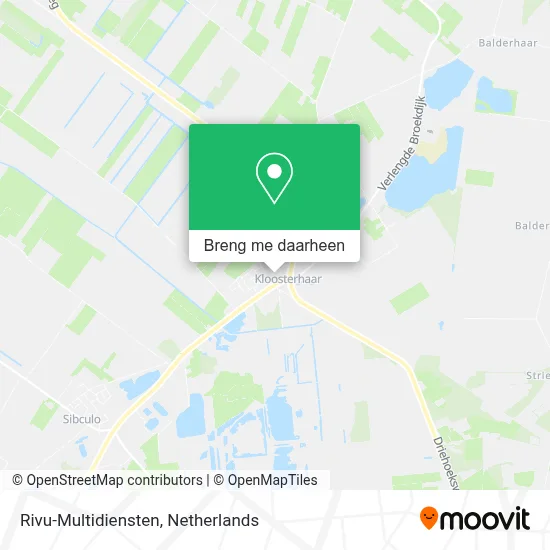 Rivu-Multidiensten kaart