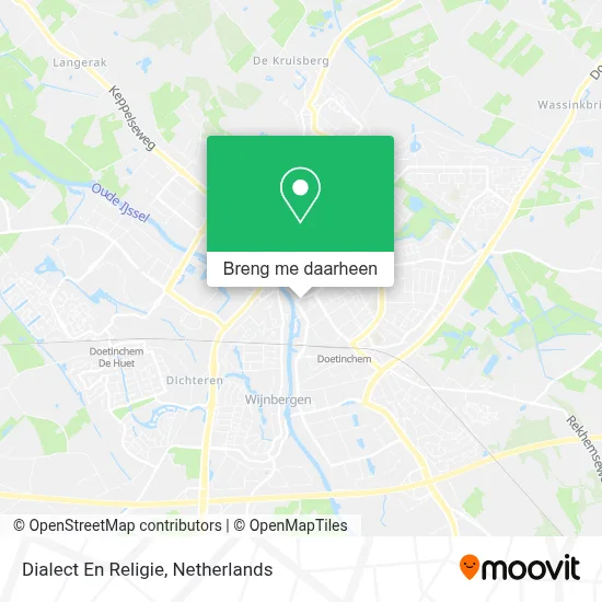 Dialect En Religie kaart
