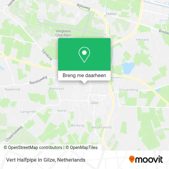 Vert Halfpipe In Gilze kaart
