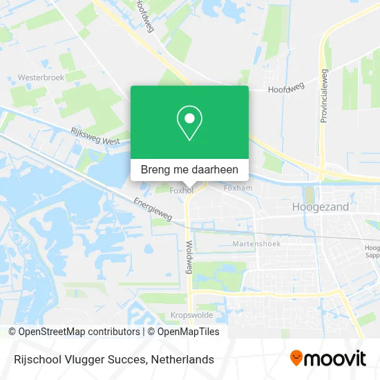 Rijschool Vlugger Succes kaart
