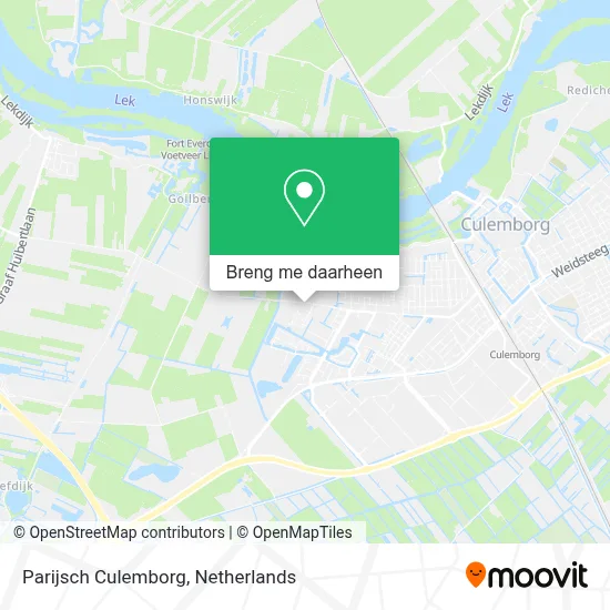 Parijsch Culemborg kaart