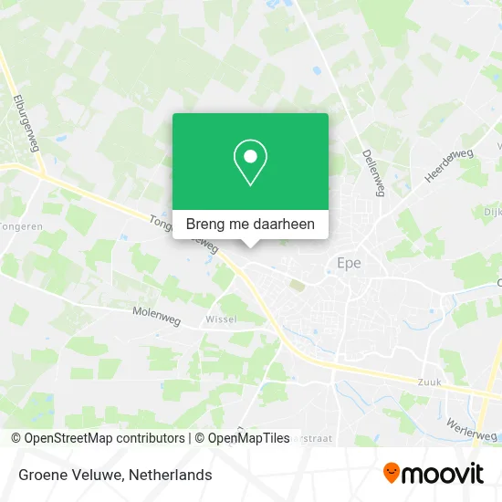 Groene Veluwe kaart