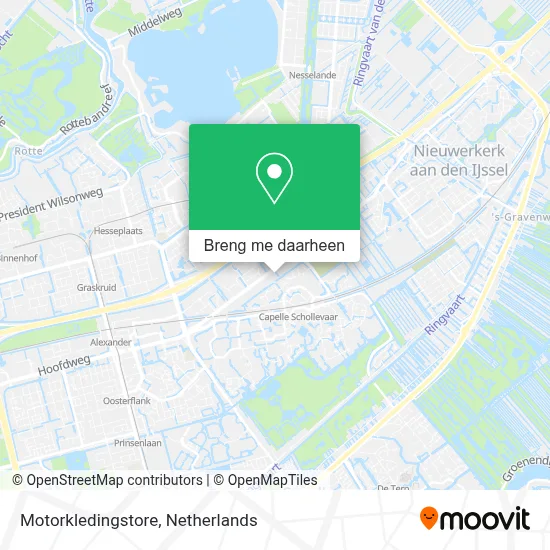 Motorkledingstore kaart