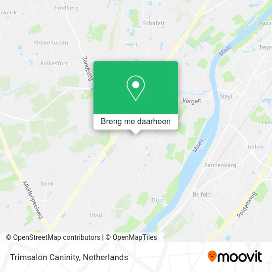 Trimsalon Caninity kaart