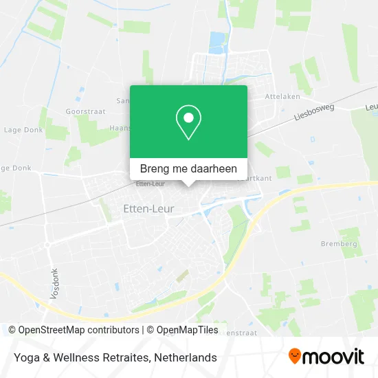 Yoga & Wellness Retraites kaart