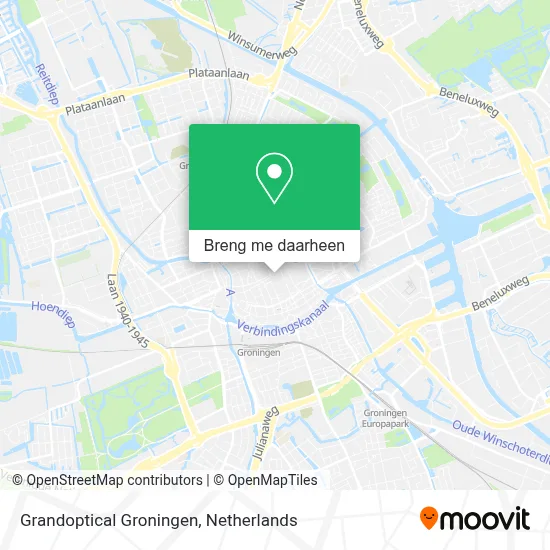 Grandoptical Groningen kaart
