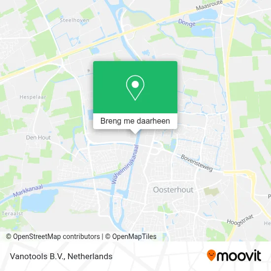 Vanotools B.V. kaart