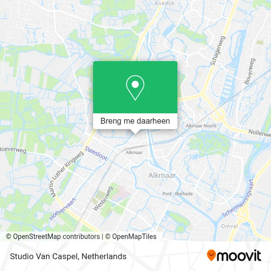 Studio Van Caspel kaart