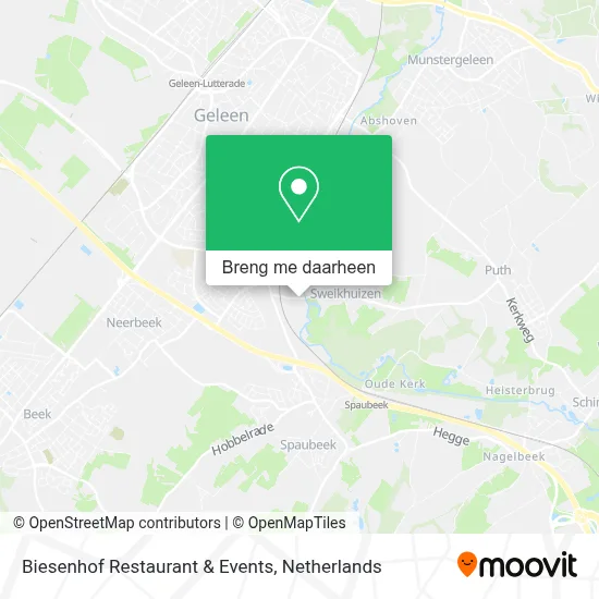 Biesenhof Restaurant & Events kaart
