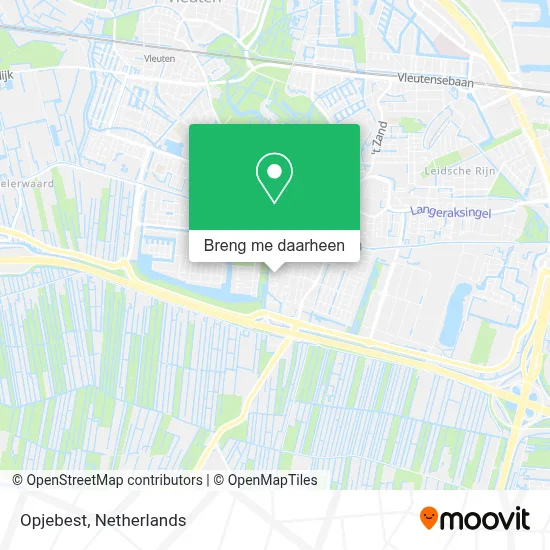 Opjebest kaart